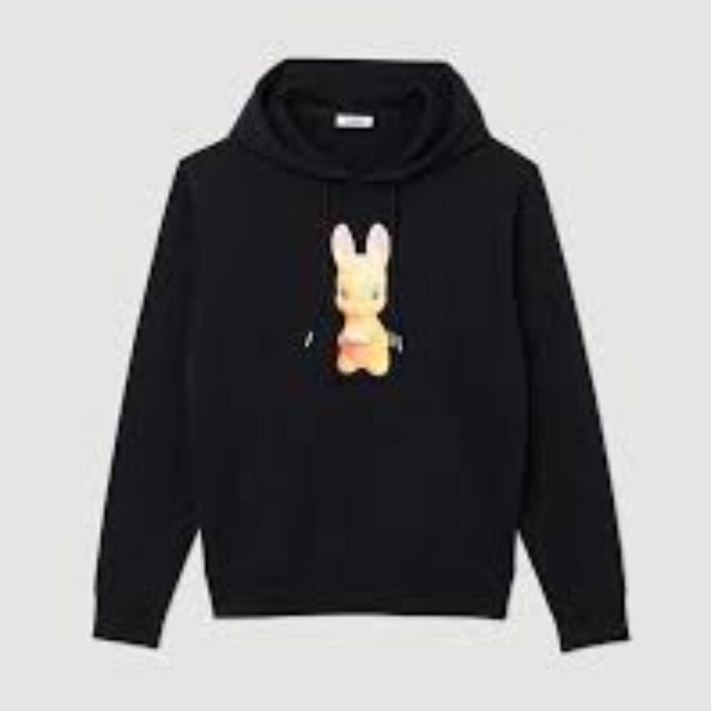 NWT: Sandro Rabbit Graphic Hoodie.. Unisex